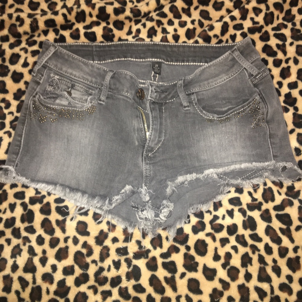 Black jean shorts ‼️